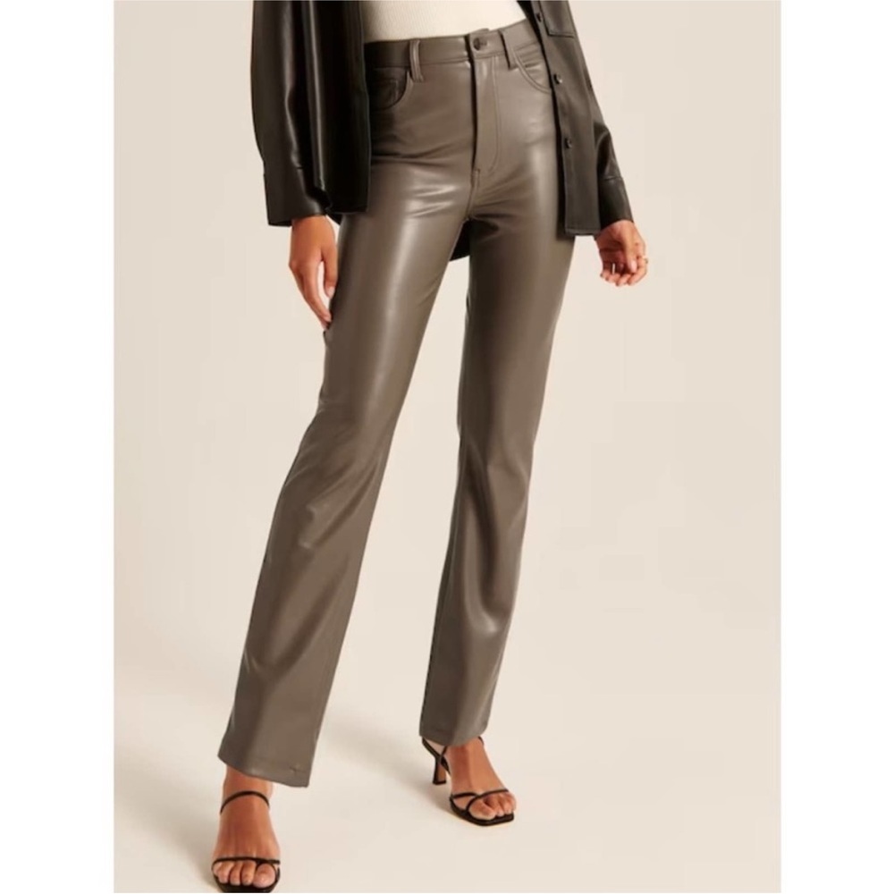 Abercrombie leather pants